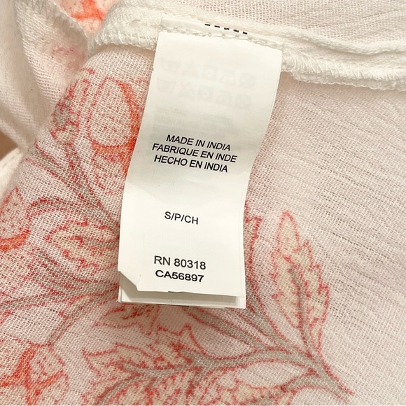 Lucky Brand Floral Wrap Top - Picture 12 of 14